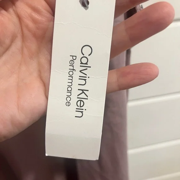 Calvin Klein Performance Mauve Tennis Pickleball Dress NWT SPF Wicking Active - Picture 4 of 10